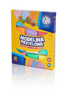 Modelina Astra 12 kolorw pastelowa - 2858921209