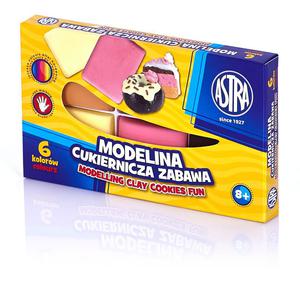 Modelina Astra 6 kolorw cukierkowa zabawa - 2858921211