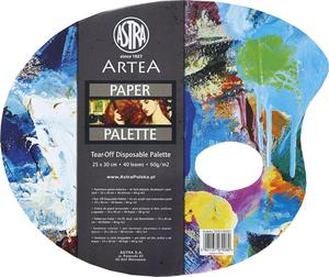Paleta papierowa owalna zrywana A40 Astra - 2858921216