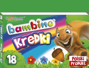 Kredki woskowe 18 kolorw Bambino - 2858921295