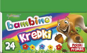 Kredki woskowe 24 kolorw Bambino - 2858921296