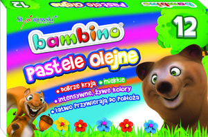 Pastele olejne 12 kolor Bambino - 2858921308