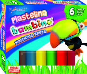 Plastelina 6 kolorw Bambino - 2858921317