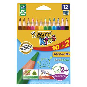 Kredki owkowe Bic 12 kolorw jumbo triangle - 2858921365