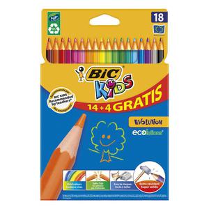 Kredki owkowe Bic 18 kolor evolution - 2858921367