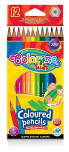Kredki owkowe 12 kolorw heksagonalne Colorino - 2858921504