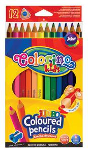Kredki owkowe Colorino 12 kolorw trjktne jumbo - 2858921508