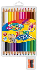Kredki owkowe Colorino 12/24 kolorw jumbo - 2858921509