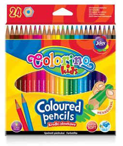 Kredki owkowe 24 kolor heksagonalne Colorino - 2858921515