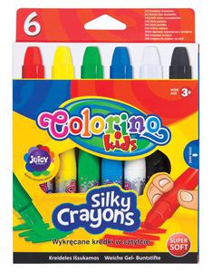 Kredki elowe 6 kolorw wykrcane Colorino - 2858921523