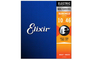 ELIXIR struny do gitary elektrycznej Nanoweb 10-46  12052 - 1745880886