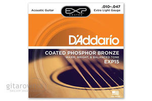 D'ADDARIO struny do gitary akustycznej Extended Play Phosphor Bronze EXP15 - 1745881280