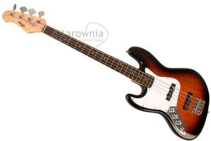 STAGG, leworczna gitara basowa 4 strunowa B300 LH SB  Jazz Bass - 1745881295