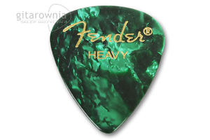 FENDER kostka gitarowa Premium Celluloid 351 Green Moto - Heavy - 1745881378