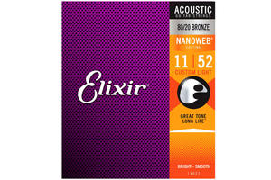 ELIXIR struny do gitary akustycznej Nanoweb 11-52 11027 - 1745881993