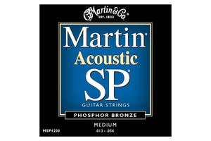 MARTIN struny do gitary akustycznej MSP4200 - .013"-.056" Phosphore Bronze - 1745880971