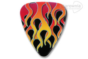 GROVER ALLMAN kostka gitarowa Flame Theme - Hot Rod Flame