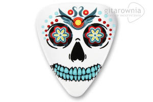 GROVER ALLMAN kostka gitarowa Sugar Skull Theme - White