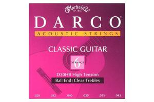 DARCO struny do gitary klasycznej D30HB - High Tension, Ball End