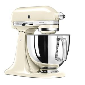 Robot kuchenny KITCHENAID 5KSM125EAC Artisan / metalowa obudowa / ruch planetarny / stalowa misa 4,8 l - Klasa 2 \ kremowy - 2858616733