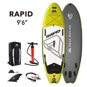 Deska SUP na rzeki i fale Aqua Marina RAPID 9'6" 289 cm - 2864672524