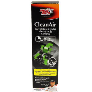 Preparat do czyszczenia nawieww i wentylacji Moje Auto Clean Air Black - 2861234291