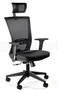 Ergonomiczny fotel biurowy Ergonic czarny - 2860497780