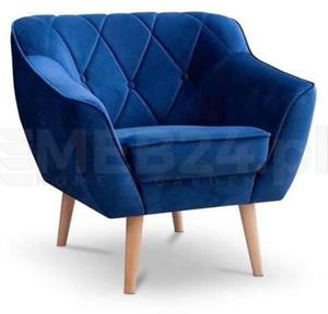 Fotel tapicerowany Cindy w stylu skandynawskim 48H - 2873950127