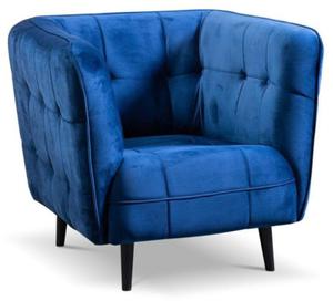 Fotel tapicerowany Ruby w stylu skandynawskim - 2870384253