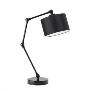 Czarna lampka biurkowa z abaurem ASMARA - 2859026287