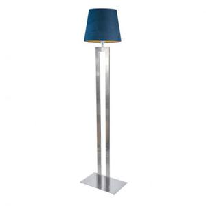 Designerska lampa stojca z welurowym abaurem VEGAS VELUR - 2859026323