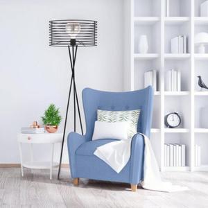 Lampa stojca loftowa czarna LIXA LOFT - 2866819555