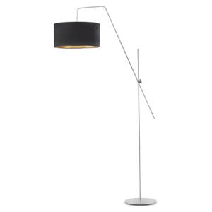 Elegancka lampa stojca na wysigniku do salonu BILBAO VELUR - 2868313377