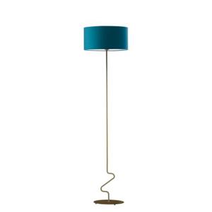 Designerska lampa podogowa do salonu w starym zocie JERSEY - 2869822060