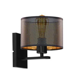 Czarna lampka cienna w stylu loft ELVORA AUR - 2871094048