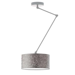 Designerska lampa sufitowa na ruchomym ramieniu z abaurem NEWA - 2873855210