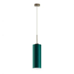 Pojedyncza lampa wiszca z tkaninowym abaurem ELBA - 2859020776