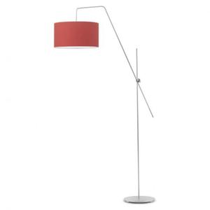 Srebrna lampa stojca w stylu glamour BILBAO - 2859022929