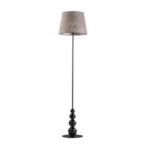 Designerska lampa stojca do salonu LIZBONA z abaurem - 2859023348