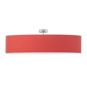 Czerwona lampa sufitowa w stylu glamour GRENADA fi - 100 cm - kolor czerwony - 2859024148