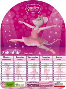 Plan lekcji Angelina Ballerina do pokoju dziecka - 2824781304