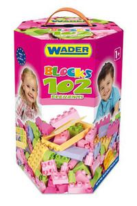 WADER 41291 Klocki 102 el. w Kartonie dziewczynka - 2850621396