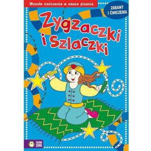 Zygzaczki i szlaczki Zabawy i wiczenia Niebieskie - 2847248179