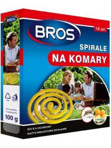 Bros na komary Spirale 10 szt. Citronella - 2832387481