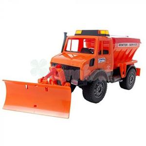 Zabawka - MB-Unimog Serwis zimowy z przystawk spychacza - 2878032532