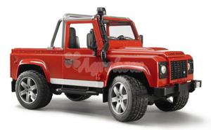 Zabawka - Land Rover Defender Pick-Up czerwony - 2878032721