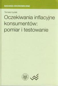 Oczekiwania inflacyjne konsumentw pomiar i testowanie - 2848584640