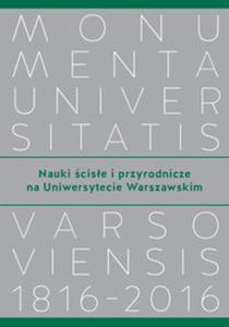 Nauki cise i przyrodnicze na Uniwersytecie Warszawskim - 2848588164