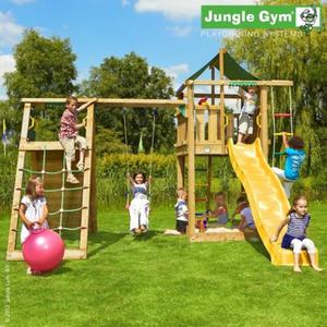 Drewniana kombinacja placu zabaw Jungle Gym MISTRZ WSPINACZKI - 2833549721