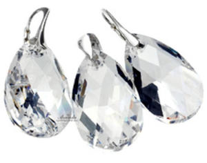 Krysztay Kolczyki Wisiorek Crystal Due Krysztay - 2824149868